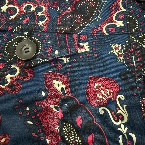 Charter Club Pink and Blue Paisley Blazer - Picture 7 of 7